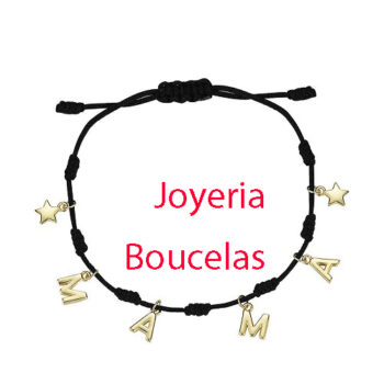 Pulsera Promojoya Plata/Macramé Mamá 9123740