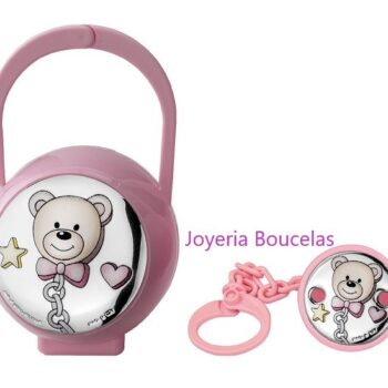 Set Chupetero y Guardachupetes Niña Atelier AE3107/R